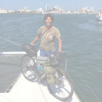 自転車旅人　西川昌徳